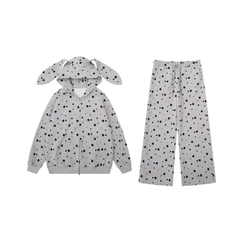 COHX Серый Женский Повседневный Костюм