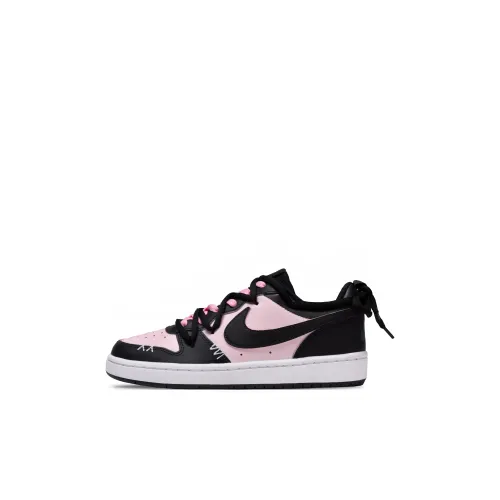 Nike Low Топ Скейтборд Кроссовки Черный Розовый Унисекс