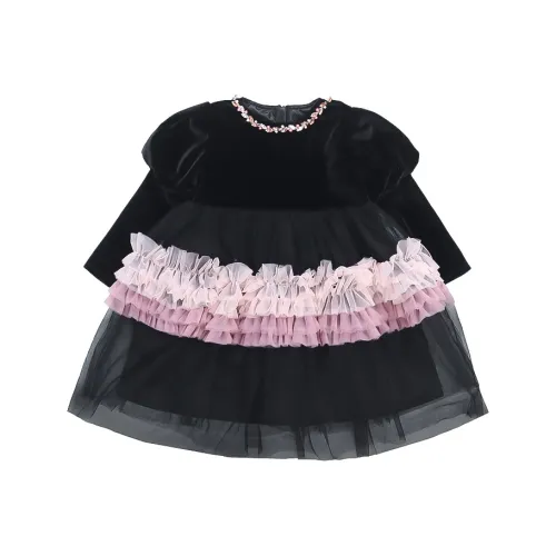 GOYN Черный Розовый Платья для дошкольников