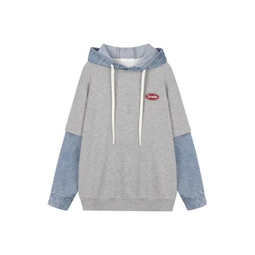 Bosieagender Фотиния Серый Унисекс Свитшоты