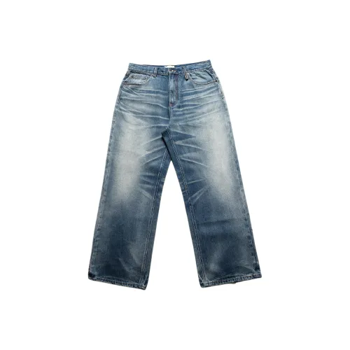 NOFAITH Blue Unisex Jeans NOFAITH Синий Унисекс Джинсы