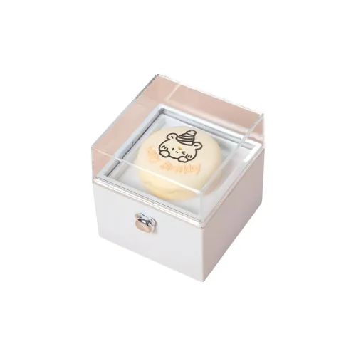 DUOMIAOYOU Медвежонок Торт Surprise Вращающееся Кольцо Ожерелье Коробка с Свечой Креативные Ювелирные изделия Шуточный Игрушка