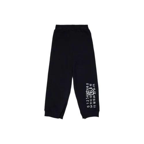 Детские MM6 Maison Margiela совместные вязаные тренировочные брюки