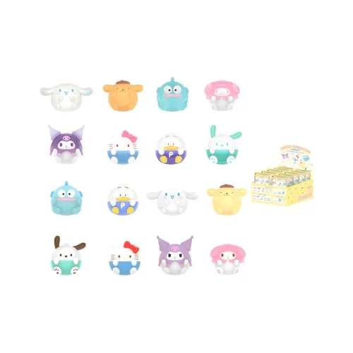 TOP TOY Sanrio Family Круглый And CHUBBY Collection Мини Милый Beans Слепые коробки 10 Для Одиночной Blind Коробки Целой коробки