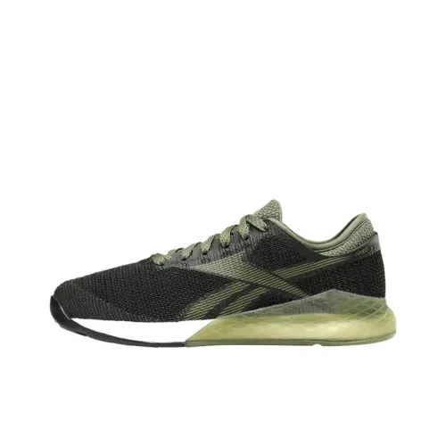 Reebok Nano 9,0 Беговые кроссовки Женские Черный Зеленый