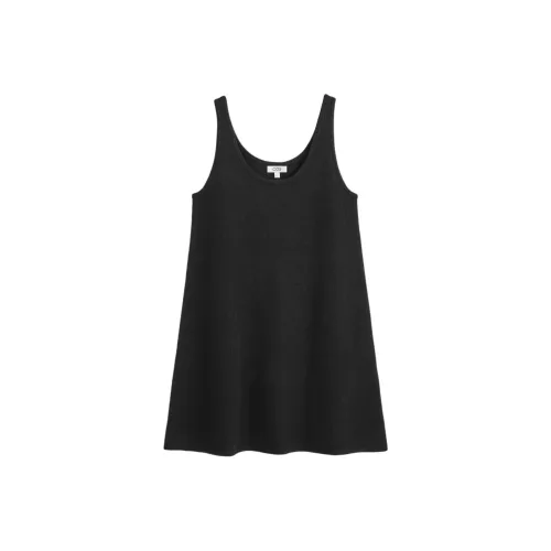 COS Черные Женские Платья без Рукавов