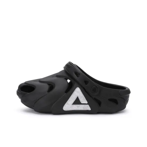 PEAK Pole Hole Shoes Сандалии Мужские Черные Серебряные