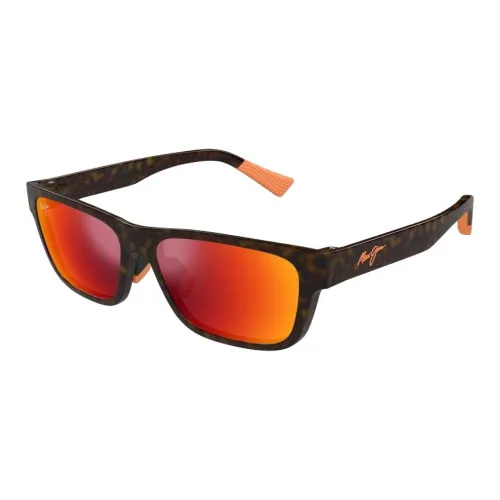 Maui Jim Пластик Прямоугольный Солнцезащитные очки Мужской Гаванский