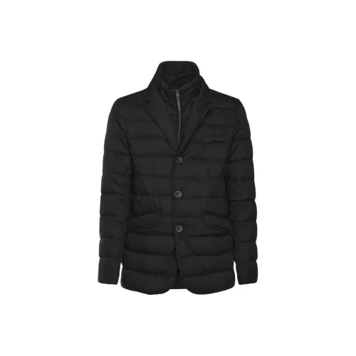 HERNO Черный Мужской Пуховик