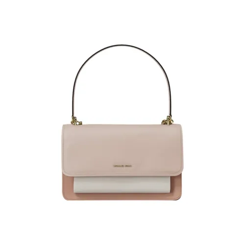 MICHAEL KORS Сумка через плечо из кожи большая женская розовая и белая