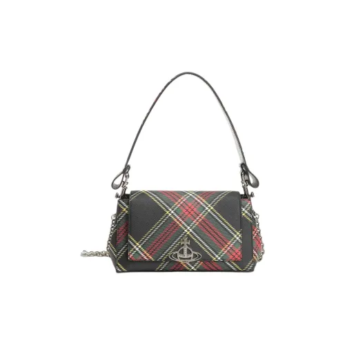 Vivienne Westwood Hazel PU (полиуретан) с хлопком одно плечо сумка средний размер женский многоцветный