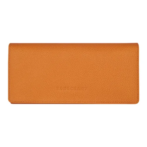 LONGCHAMP Le Foulonné Коровья кожа Кошелек Женские Апельсин