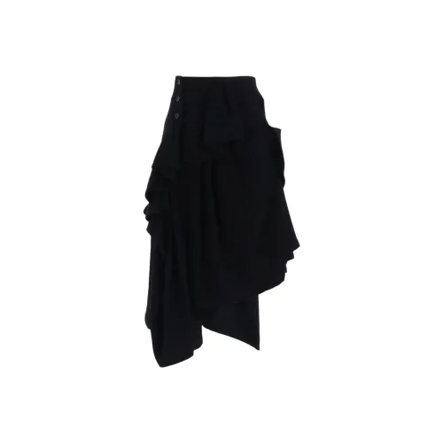 Yohji Yamamoto Femme FW25 Повседневный Длинный Юбка Женские