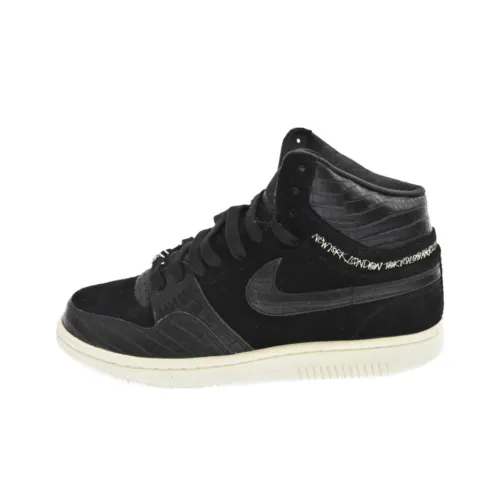 Stussy x Nike Court Force High Топ Повседневный Мужской Черный