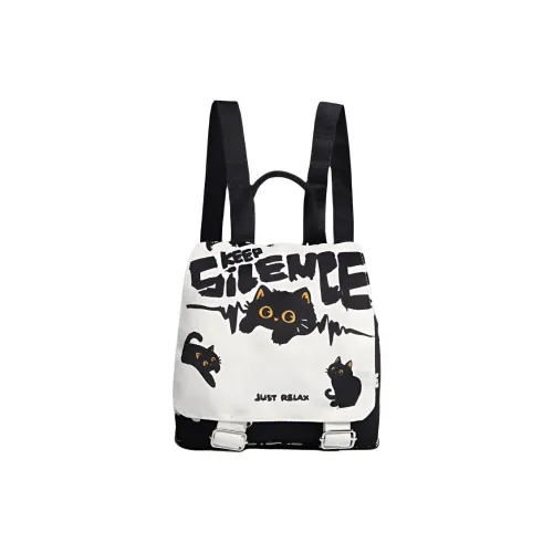 Wiersaam Холст Рюкзак Стандартный Унисекс Черный