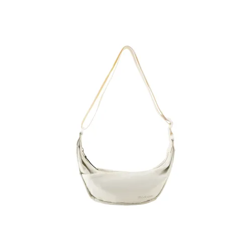 ELLE Active Ткань Полумесяц Сумка Сумка через плечо Unisex Light Абрикос Темно-синий Синий