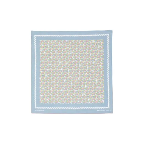 Капитал Шелковые Шарфы Унисекс Синий