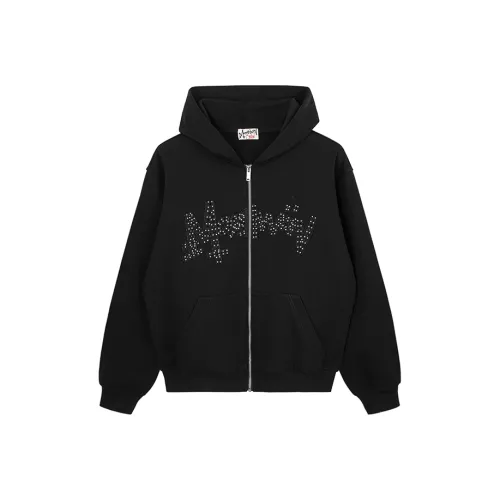 MOONWAV Модный бренд Zippers Пальто Американский Пара С капюшоном Кардиган Унисекс