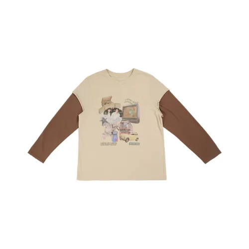 DO NOT TAG Рукав с оборванным плечом Mock Двухкомпонентная рубашка Унисекс