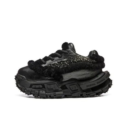 XMZY Толстая подошва Низкий топ Женские