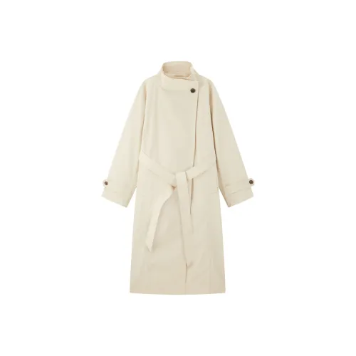 PEACEBIRD Almond Milk Цвет Женские Тренч