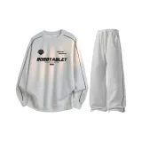 Белый Фотиния Серый Топ + Белый Фотиния Серый Штаны