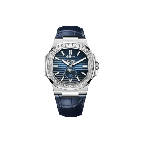 GEYA Radiant Brilliance Collection Intricate Craft Lunar Calendar Display Полный круг циркон и алмазная инкрустация