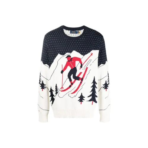 Polo Ralph Lauren FW22 Свитер Мужской Айвори Белый