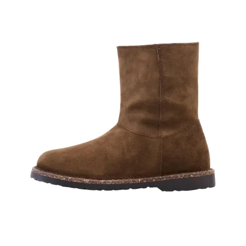 Birkenstock Uppsala Zip Термические Короткие Снежные Ботинки Женские Темный Чай Коричневый Узкий Версия