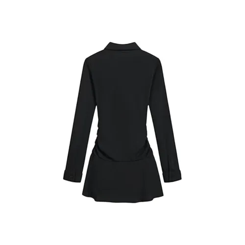 BDGU Длинное платье с длинными рукавами женское