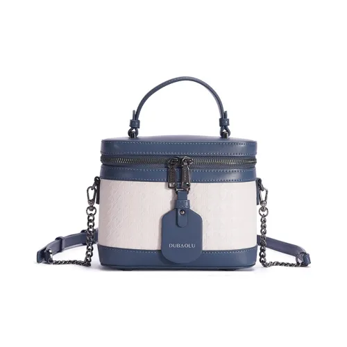 Dubaolu Синтетическая кожа Сумка через плечо Одно плечо Обычная Женская Синяя Белая