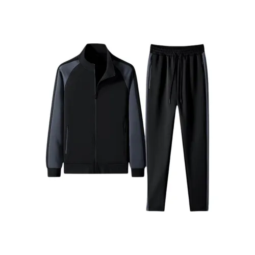 HEISU Черная Мужская Повседневная Спортивная Одежда