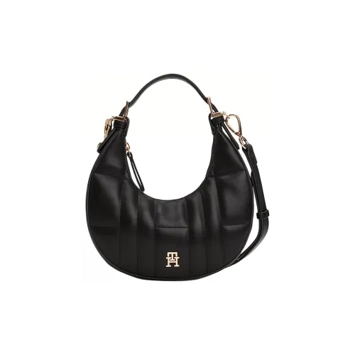 Tommy Hilfiger Тисненый дизайн сумка стандартная женская черная