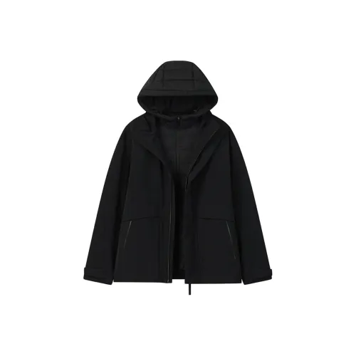 FILA Фитнес Глубокий Черный Мужской Пуховик