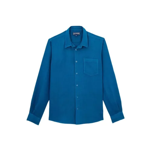 VILEBREQUIN Blue Мужские Рубашки