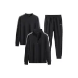 С капюшоном, трехкомпонентный комплект, черный, бандо