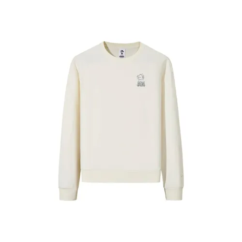 ANTA Осенний худи женский теплый нефритово-белый