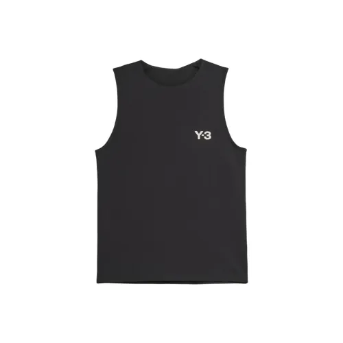 Y 3 FW25 Черные Женские Майки