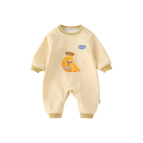 XiaoJinBu Желтые Детские Комбинезоны Ползунки