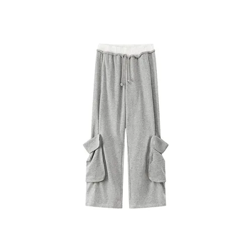 CHUU Light Photinia Gray Women's Casual Pants CHUU Светло-Фотиния Серый Женские Повседневные Брюки
