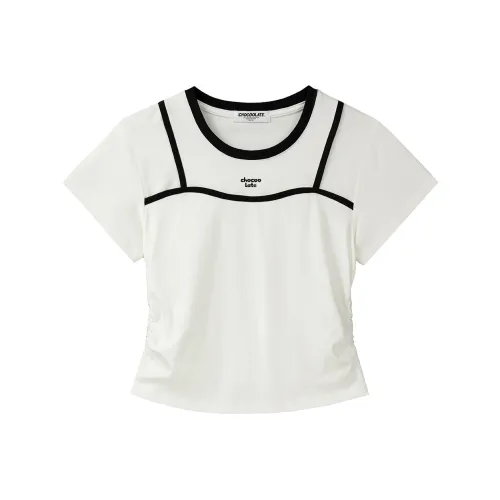 CHOCOOLATE Белый Женские T-рубашки