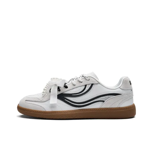 KAPPA Спина к Спине Устойчивый к истиранию Низкий Топ Немецкие армейские кроссовки Женские Холодный серый