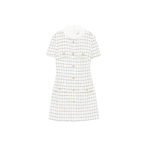 Self Portrait SS25 Короткий рукав Платье Женское