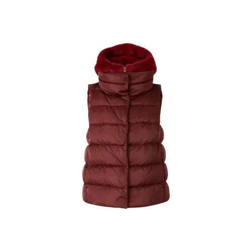 HERNO Red Women's Vests HERNO Красный Женские Жилеты