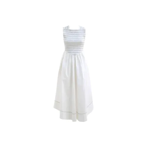 GANNI Белые Женские Платья без Рукавов