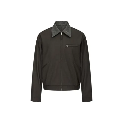 W7H1 Коричневый Унисекс Куртки