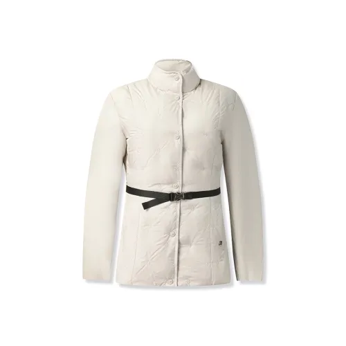 FILA GOLF серия Пуховик Женские Светлый Простой Серый