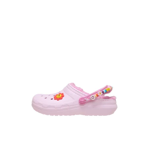 Crocs Детские перфорированные тапочки Milk Pink Kids