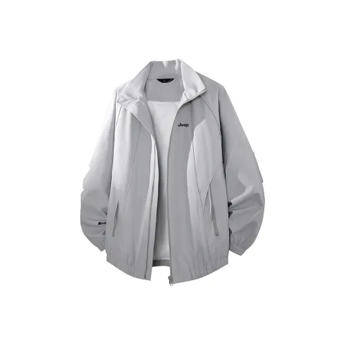 JEEP Логотип С капюшоном Длинный рукав Куртки и пальто Унисекс