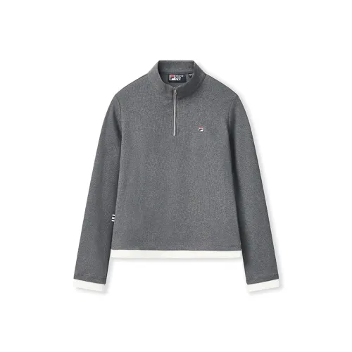 Fila Heritage Трикотаж Женский Кунжут Семена Фотиния Серый